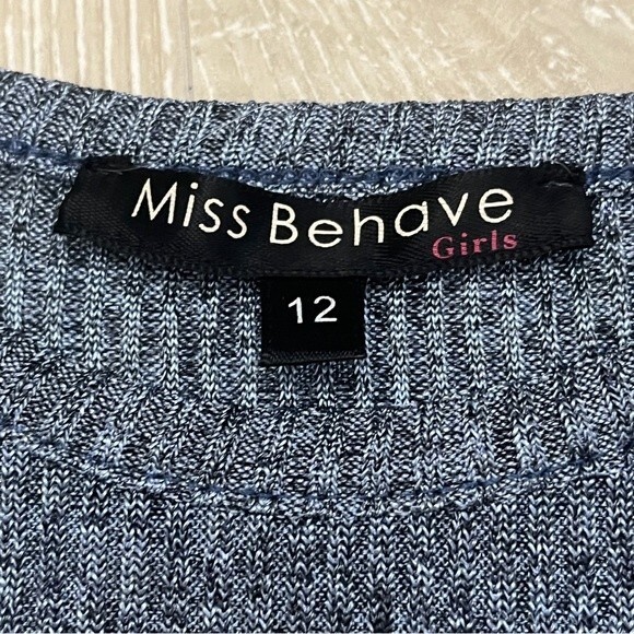 Miss Behave Girls Asymmetrical Twist Dress size 12 - Picture 6 of 6